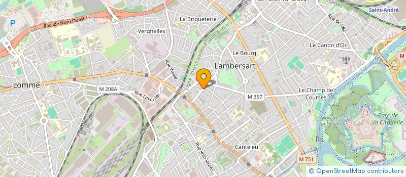 localisation de l'entreprise ACADEMIE NUANCES à LAMBERSART