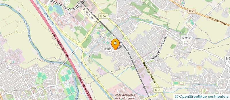 localisation de l'entreprise ACADEMIE NUMERIQUE DU XXI EME SIECLE AN21  LABEGE