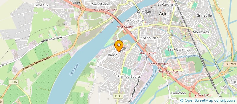 localisation de l'entreprise ACADEMIE ONE STEP à ARLES