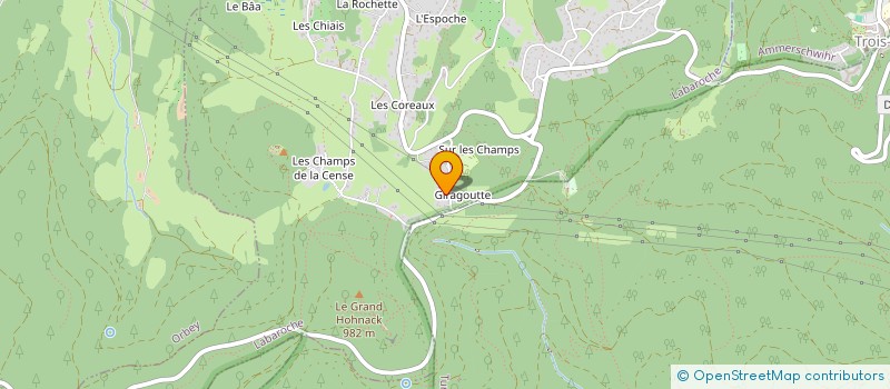 localisation de l'entreprise ACADEMIE PATOISE DE LA LABAROCHE  LABAROCHE