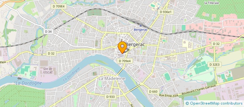 localisation de l'entreprise ACADEMIE PICTURA  BERGERAC