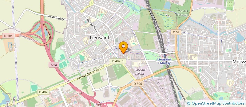 localisation de l'entreprise ACADEMIE PLESSIS SAVIGNY BASKET  LIEUSAINT