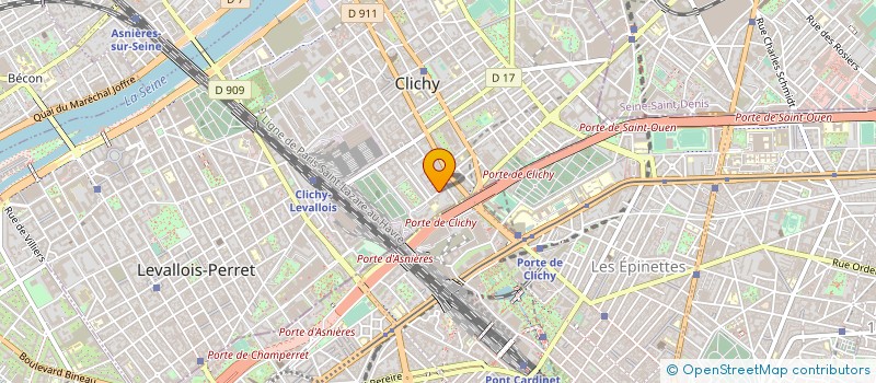 localisation de l'entreprise ACADEMIE PLUS à CLICHY