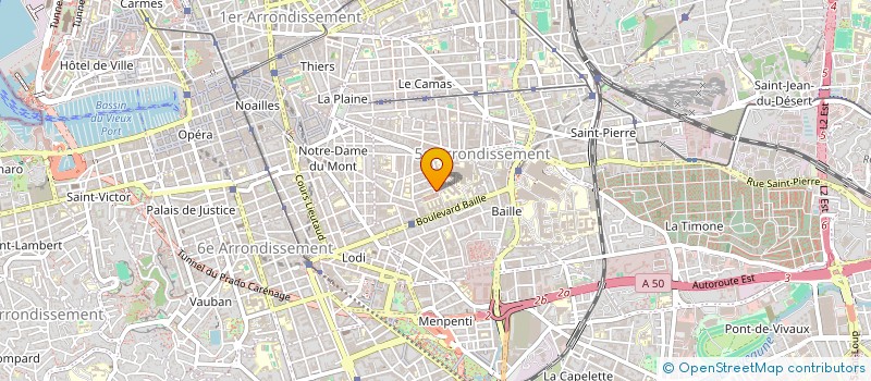 localisation de l'entreprise ACADEMIE REGIONALE DU CHANT LYRIQUE à MARSEILLE