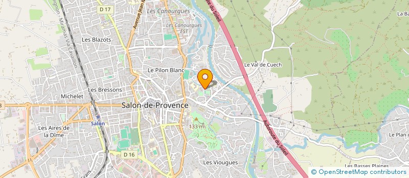 localisation de l'entreprise ACADEMIE SALONAISE DE SPORT PIEDS POINGS à SALON-DE-PROVENCE