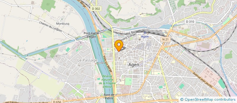 localisation de l'entreprise ACADEMIE SCIENCES LETTRES ARTS D AGEN à AGEN
