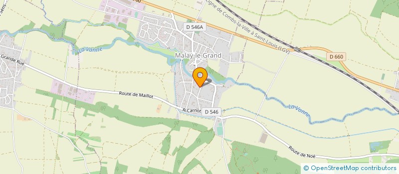 localisation de l'entreprise ACADEMIE SENONAISE DE MUAY THAI ET SPORTS DE COMBAT  SENS