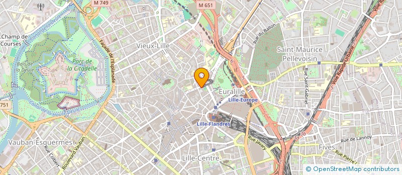 localisation de l'entreprise ACADEMIE SMP à LILLE