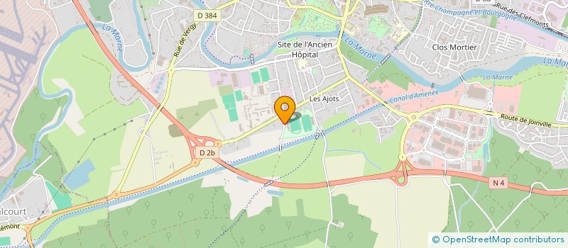 localisation de l'entreprise ACADEMIE SPORTIVE DU FOOTBALL DU GRAND ST-DIZIER à SAINT-DIZIER