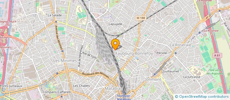localisation de l'entreprise ACADEMIE TOULOUSAINE DE BILLARD à TOULOUSE