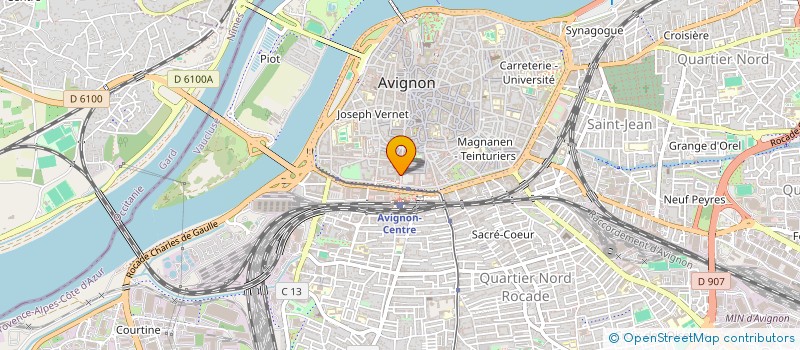 localisation de l'entreprise ACADEMIE VAUCLUSE PROVENCE INDUSTRIES  AVIGNON