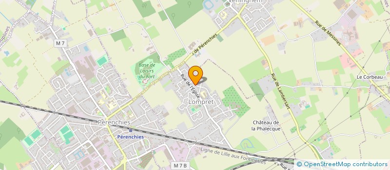 localisation de l'entreprise ACADEMIE VEDIQUE MAHARISHI NORD  LOMPRET