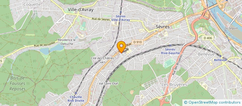 localisation de l'entreprise ACADEMIE VINCIENTY à SEVRES