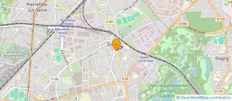 localisation de l'entreprise ACADEMIE VTC à STAINS