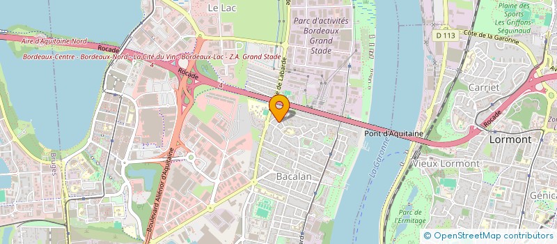 localisation de l'entreprise ACADEMIE YOUNUS à BORDEAUX