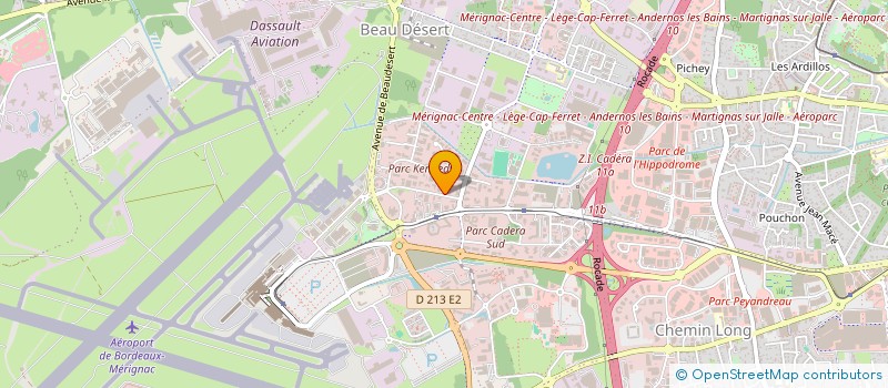 localisation de l'entreprise ACADEMY à MERIGNAC