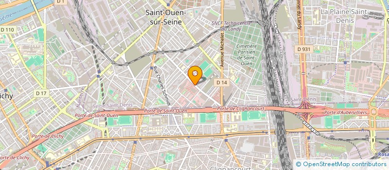 localisation de l'entreprise ACADEMY BOUCHENTOUF à SAINT-OUEN-SUR-SEINE