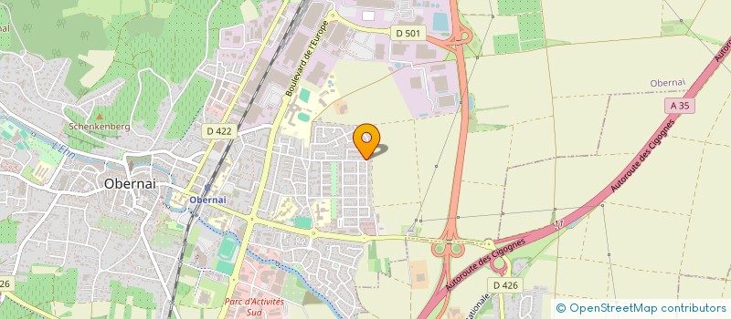 localisation de l'entreprise ACADEMY BUSINESS CONSEIL STRASBOURG  HANGENBIETEN