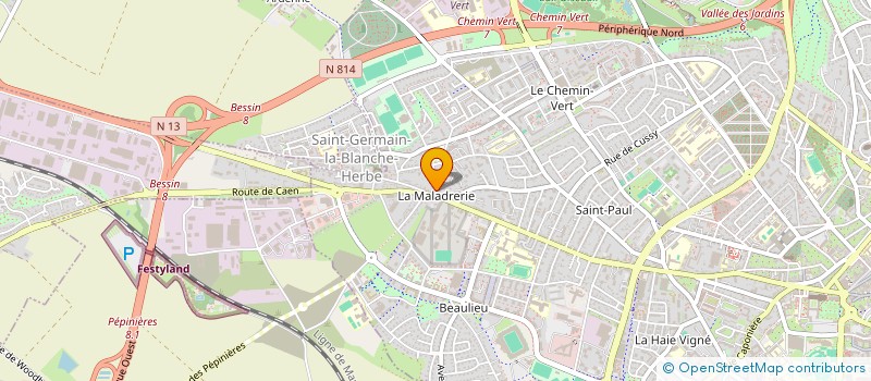 localisation de l'entreprise ACADEMY CAFE à CAEN