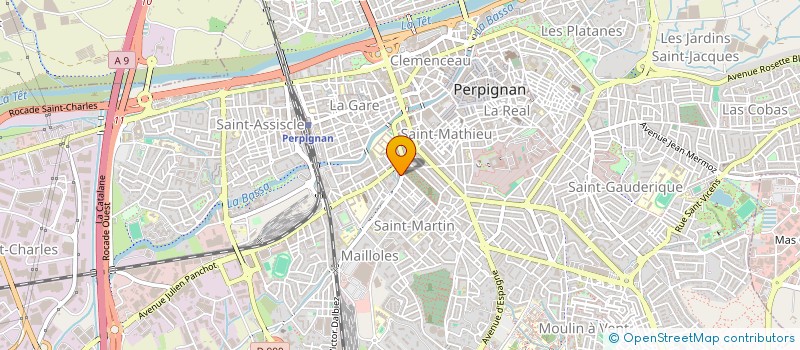 localisation de l'entreprise ACADEMY DE CONDUITE FRANCAISE  PERPIGNAN