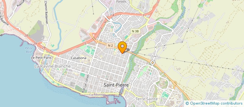 localisation de l'entreprise ACADEMY DE LA PETITE ENFANCE à SAINT-PIERRE