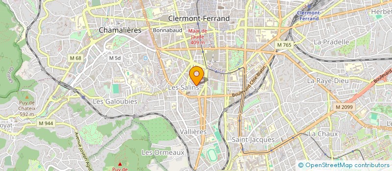 localisation de l'entreprise ACADEMY DES STREPTOCOCCI MUTANS  CLERMONT-FERRAND