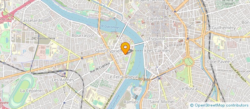 localisation de l'entreprise ACADEMY EUROPEENNE DE COIFFURE ET D'ESTHETIQUE à TOULOUSE