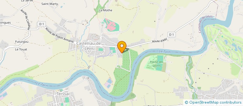 localisation de l'entreprise ACADEMY EUROPEENNE DE FORMATION PROFESSIONNELLE  CASTELNAU-DE-LEVIS