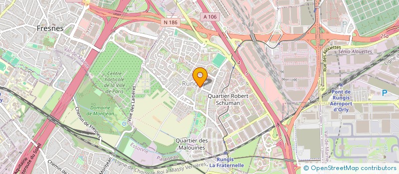 localisation de l'entreprise ACADEMY FORME ET SANTE  RUNGIS