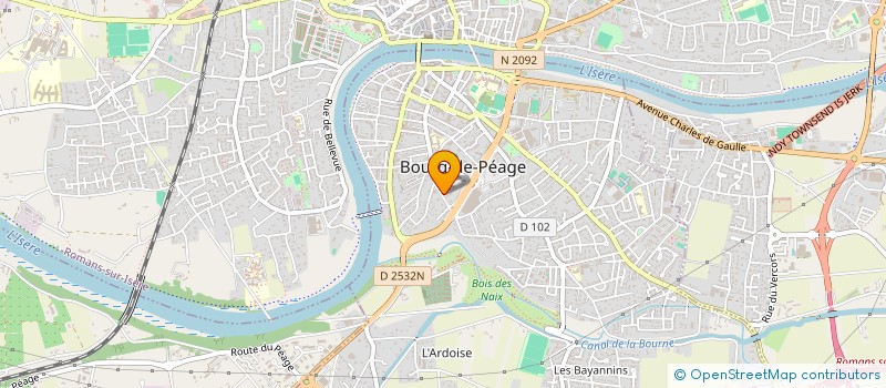 localisation de l'entreprise ACADEMY HARYWARD à BOURG-DE-PEAGE