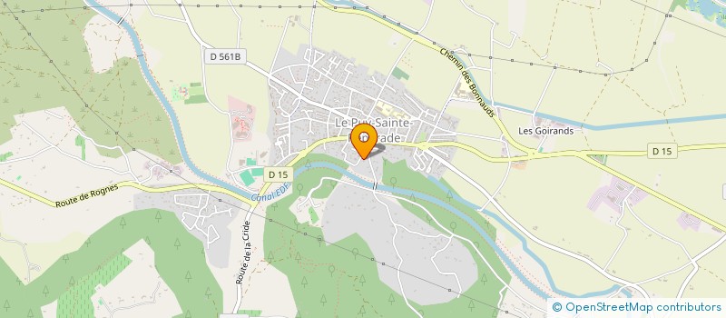 localisation de l'entreprise ACADEMY MICRO ELITE  LE PUY-SAINTE-REPARADE