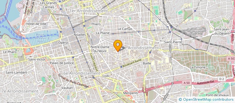 localisation de l'entreprise ACADEMY STUDIO NAILS ART à MARSEILLE