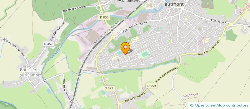 localisation de l'entreprise ACADEMY TAEKWONDO HAUTMONT à HAUTMONT