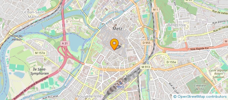 localisation de l'entreprise ACADEMY6TM  METZ