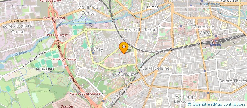 localisation de l'entreprise ACADEORA  RENNES