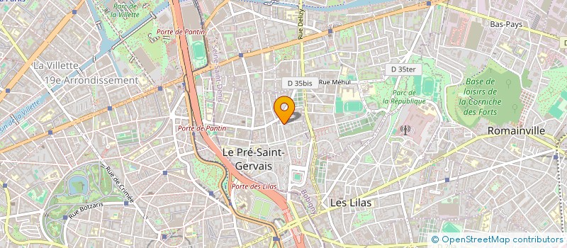 localisation de l'entreprise ACADIA à LE PRE-SAINT-GERVAIS