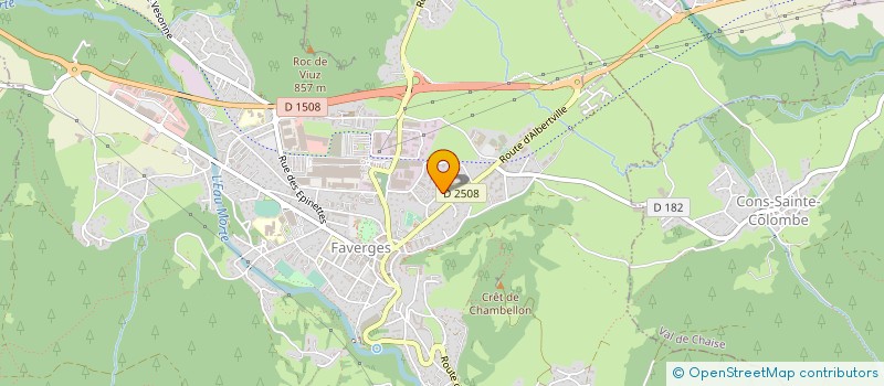 localisation de l'entreprise ACADIE  FAVERGES-SEYTHENEX