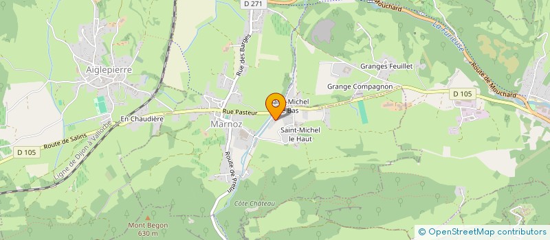 localisation de l'entreprise ACADIMMO  MARNOZ