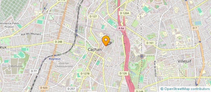 localisation de l'entreprise ACADIS à CACHAN