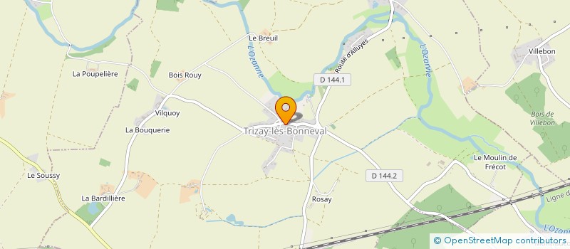 localisation de l'entreprise ACADYN à TRIZAY-LES-BONNEVAL