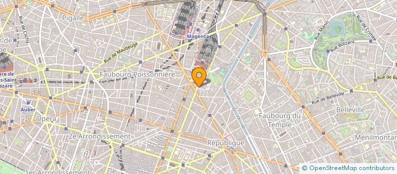 localisation de l'entreprise ACAF HORIZON  PARIS