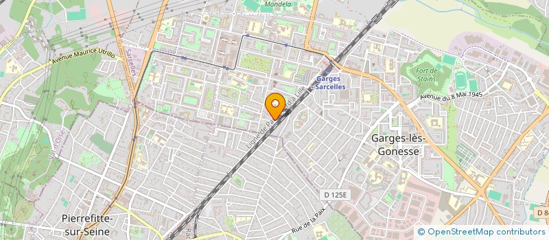 localisation de l'entreprise ACAFI à SARCELLES