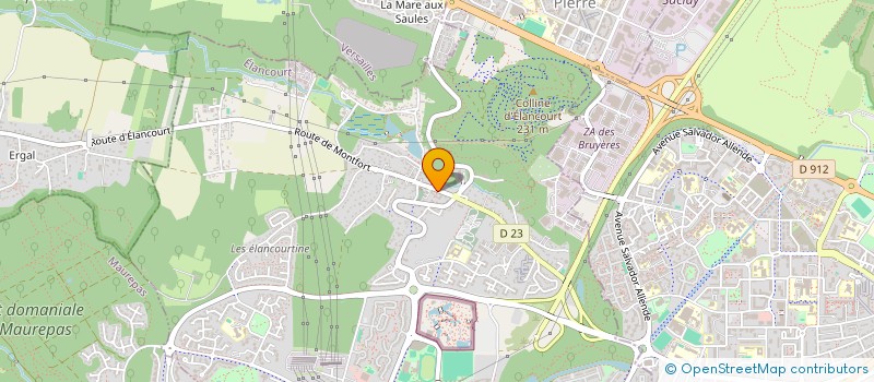 localisation de l'entreprise ACAH INTERNATIONAL à ELANCOURT