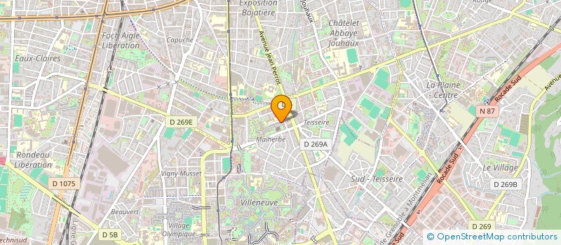 localisation de l'entreprise ACAI MEDIA  GRENOBLE