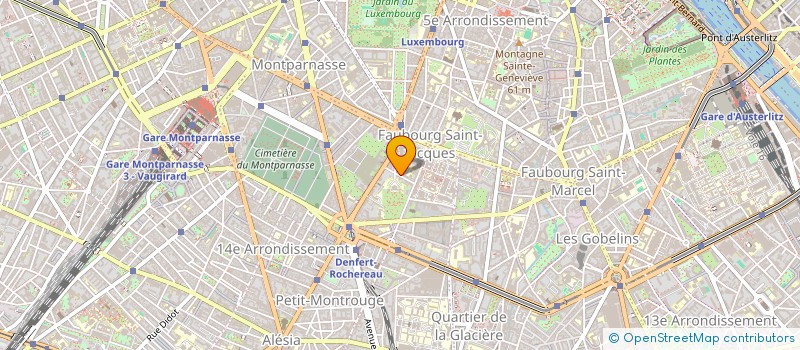 localisation de l'entreprise ACAI STUDIO  PARIS 14