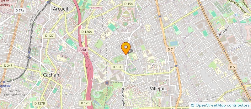 localisation de l'entreprise ACAJOU à VILLEJUIF