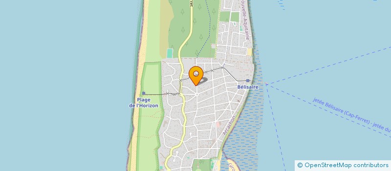 localisation de l'entreprise ACAJOU à LEGE-CAP-FERRET