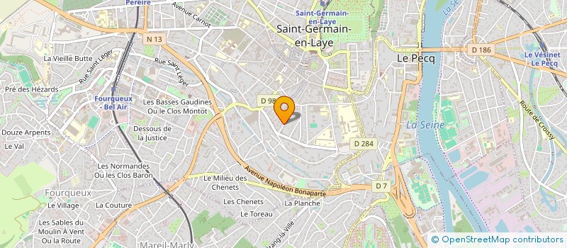 localisation de l'entreprise ACAJOU  SAINT-GERMAIN-EN-LAYE