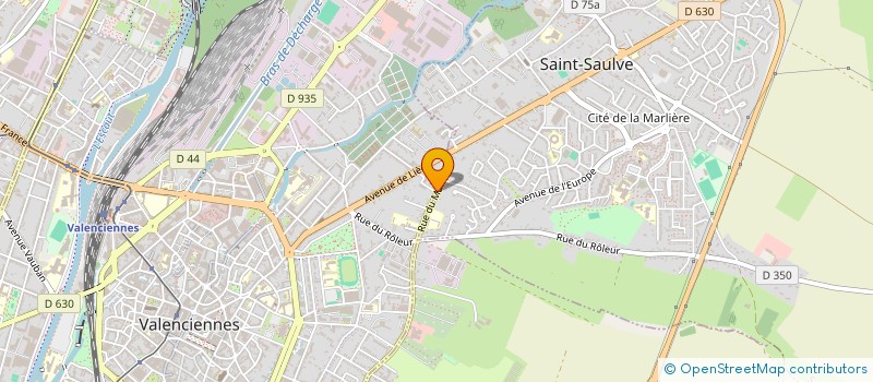 localisation de l'entreprise ACAJOU  VALENCIENNES