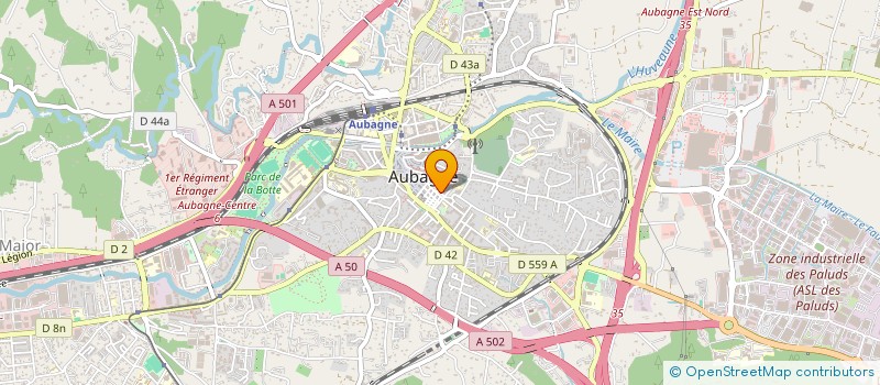 localisation de l'entreprise ACAJU à AUBAGNE